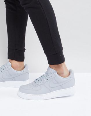 grey nike air force trainers
