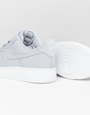 nike light grey air force 1 07 trainers