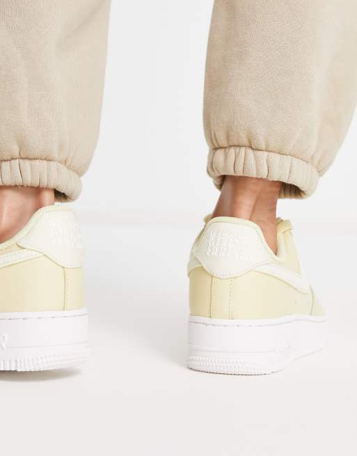 Nike Air Force 1 07 trainers in lemon drop ASOS