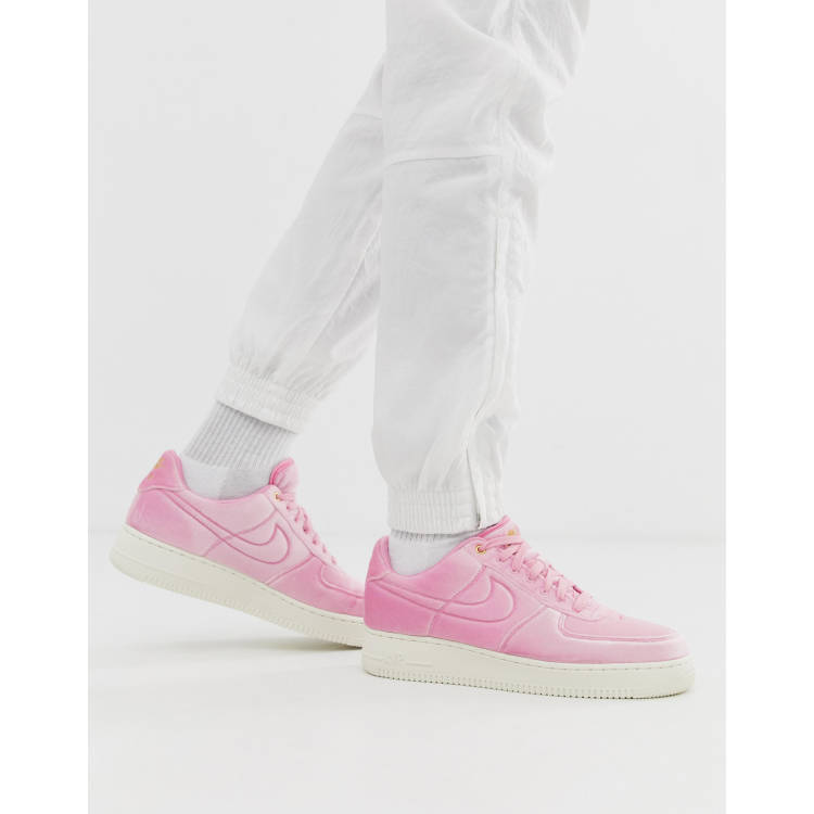 Nike air on sale force rosa velluto