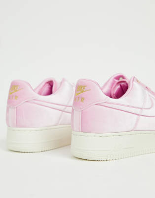 pink velvet air force 1