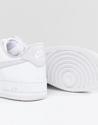 gray and white nike air force 1