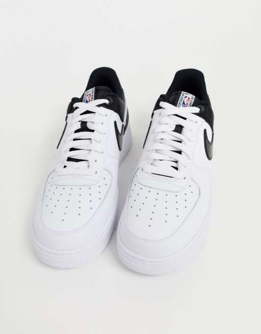 Nike Air Force 1 07 trainers in white black BQ4420 100 ASOS