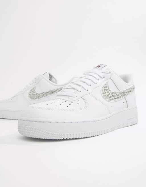 Nike air force 1 cheap just do it asos