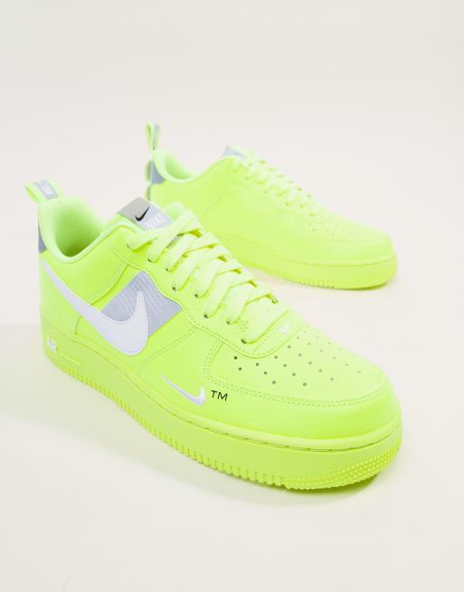 Nike Air Force 1 07 Utility Sneakers verdi