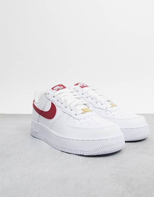white and burgundy nikes
