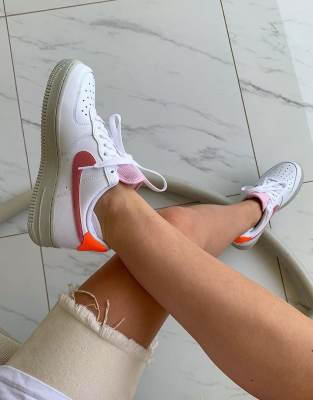 air force 1 pink orange