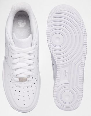 nike air force 1 top view