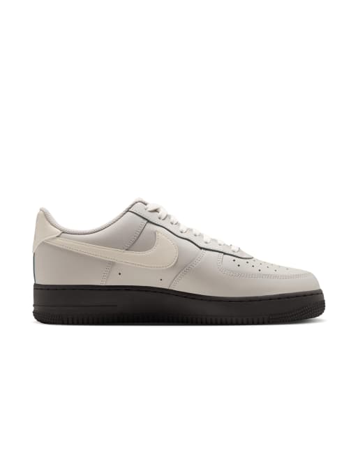 Nike Air Force 1 '07 zapatillas de deporte grises, 3 de 4