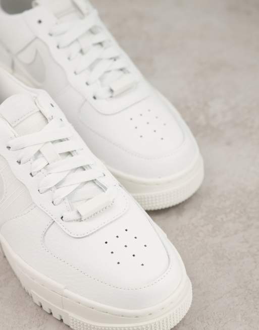 Air force one blanche et argent hot sale