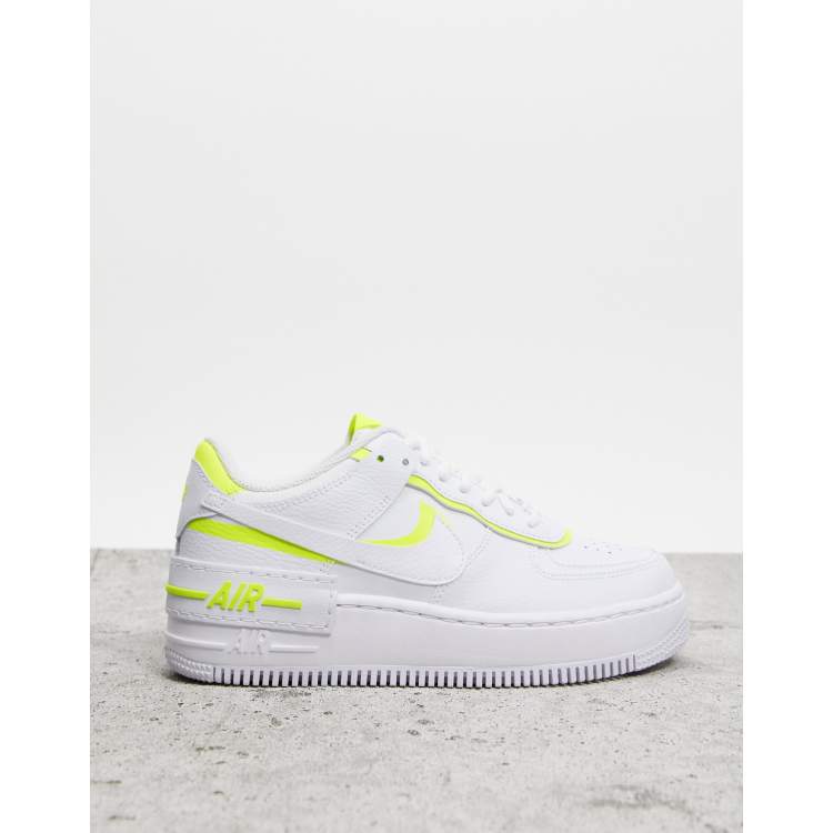 Air force 1 shop blanc et jaune