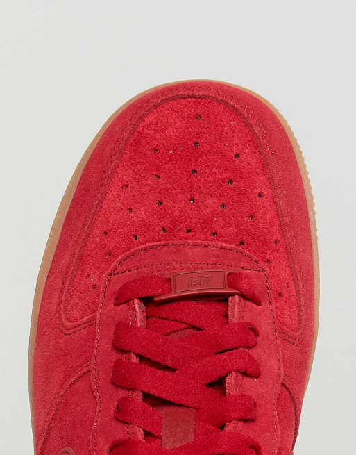 Air force 1 semelle rouge hot sale