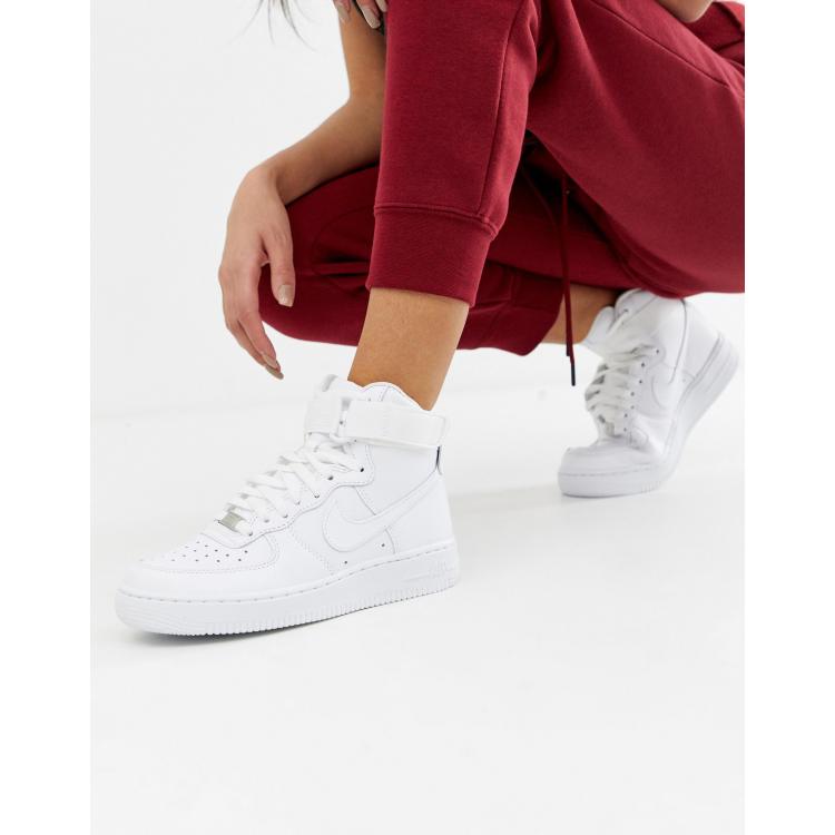 Nike Air Force 1 Baskets montantes Blanc