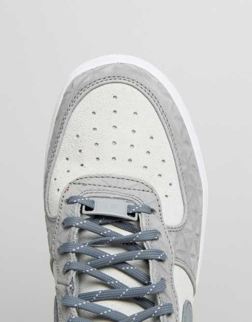 Nike Air Force 1 Baskets montantes en daim Gris