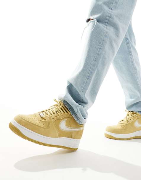 Nike – Air force 1 – Beigefärgade träningsskor - view 1