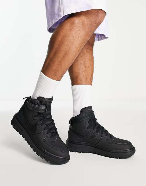 Black af1 boots sale