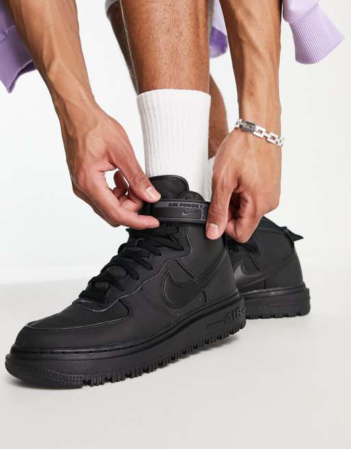 Black 2025 af1 boots