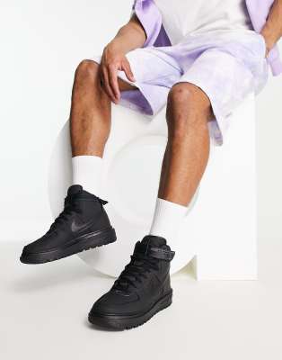 nike air force 1 black boots