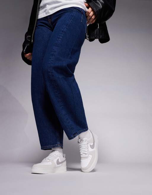 Nike – Air Force 1 – Buty sportowe w kolorze ciemnoszarym i beżowym, 5 z 5