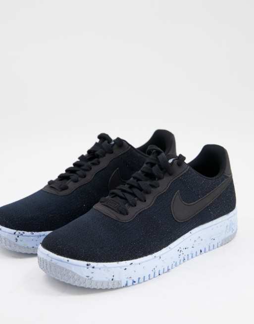 Nike – Air Force 1 Crater Flyknit – Grå sneakers