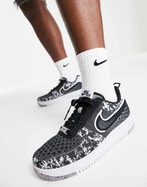 Flyknit air outlet force 1 black