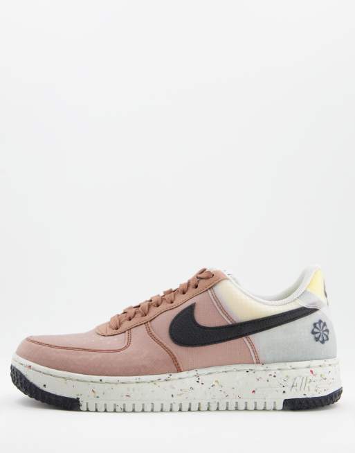  Nike Air Force 1 Crater M2Z2 trainers in brown and stone