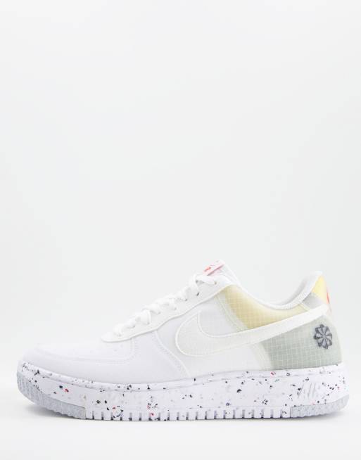 Nike – Air Force 1 Crater – Sneaker in gebrochenem Weiß