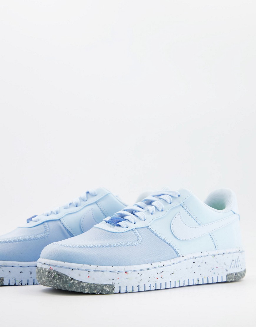 Nike Air Force 1 Crater sneakers in hydrogen blue-Blues