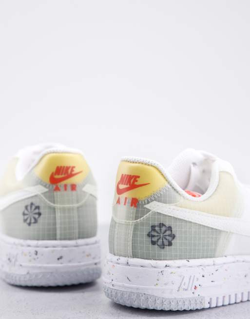 Nike Air Force 1 Crater White Orange