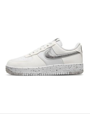 Nike Air Force 1 Crater W sneakers in sail/summit white | ASOS