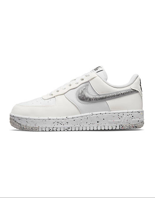 asos.com | Nike Air Force 1 Crater W sneakers in sail/summit white