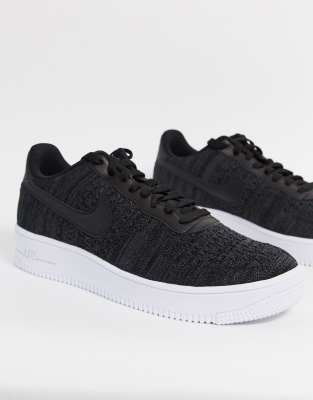 black air force 1 flyknit