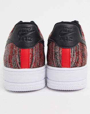 nike air force 1 flyknit 2.0 university red