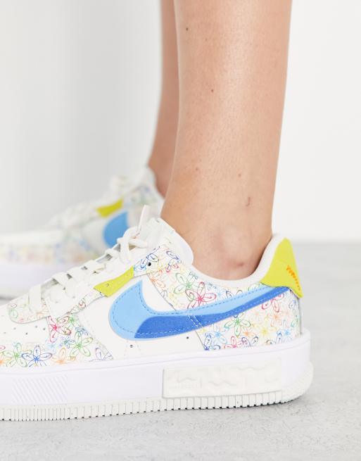 Nike – Air Force 1 Fontanka – Sneaker mit und Blumenmuster ASOS