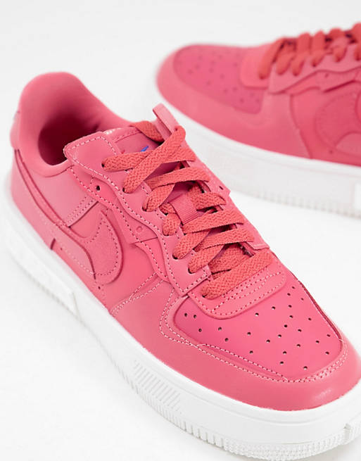 Nike Air Force 1 Fontanka sneakers in archaeo pink