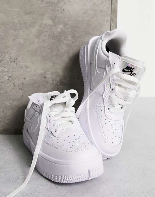 Nike Sportswear W AIR FORCE 1 FONTANKA - Zapatillas - white/blanco