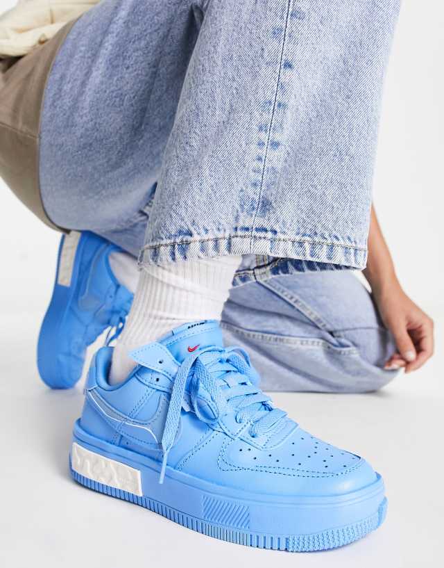 Nike Air Force 1 Fontanka sneakers in university blue - MBLUE