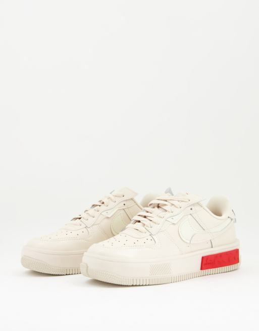 Nike Air Force 1 Fontanka trainers in pearl white