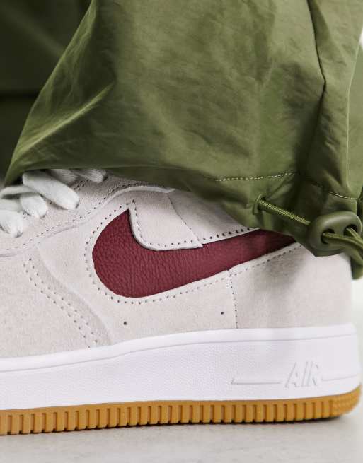 Nike air force one blanc clearance rouge