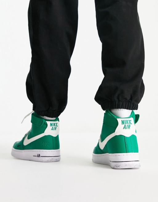 Nike Air Force 1 Malachite Womens Lifestyle Shoes Green White