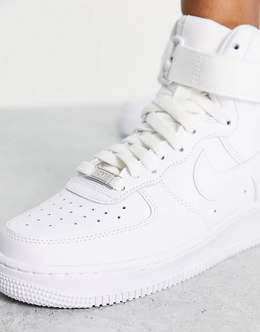 Nike Air Force 1 High White/White Women's Shoes, Size: 6