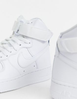 Nike Air Force 1 Hi sneakers in white 