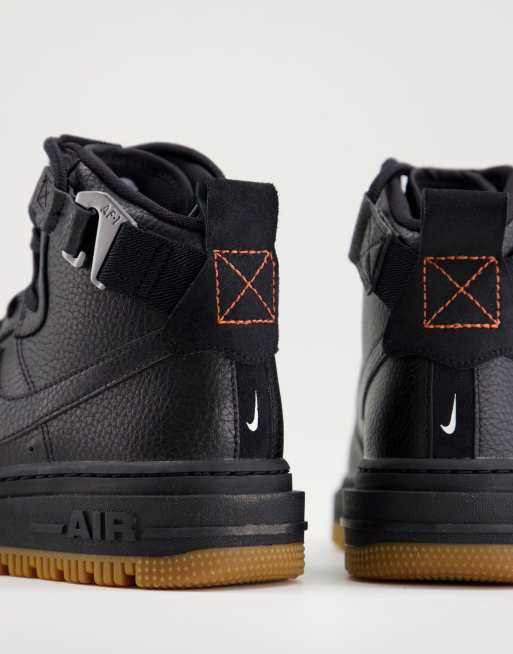 Air force 1 montant cheap noir