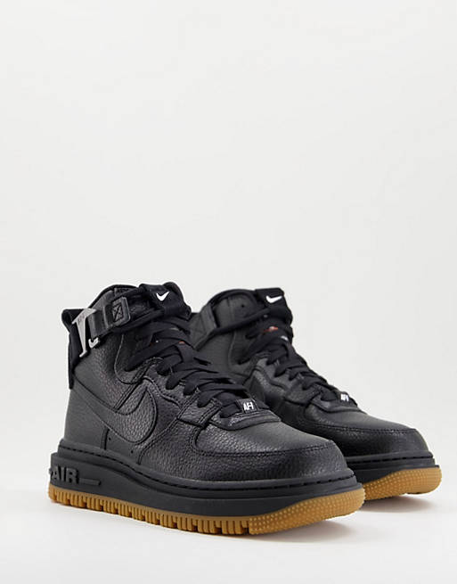 Shoes Trainers/Nike Air Force 1 Hi utility trainers in black 