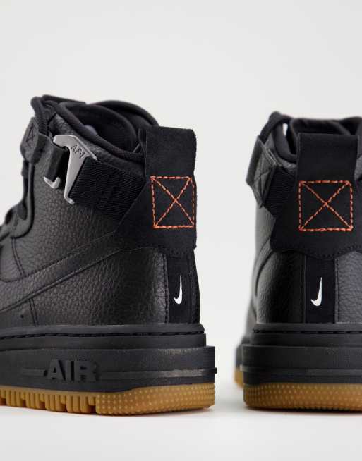 Nike Air Force 1 High Utility 2.0 Black Gum Orange (Women's)