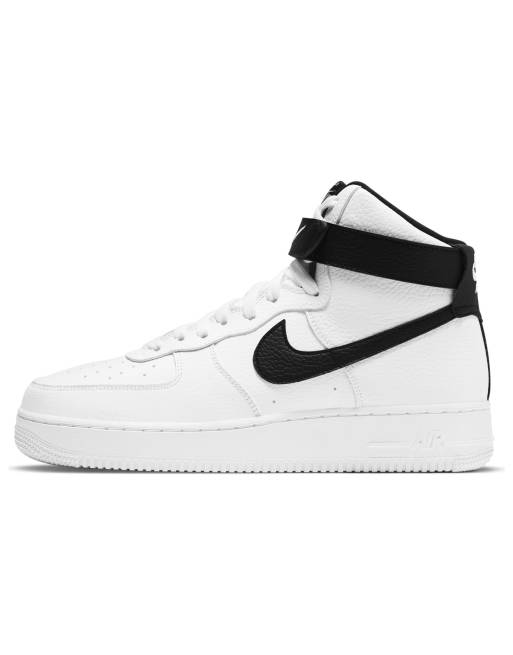 Nike af1 high black and white new arrivals