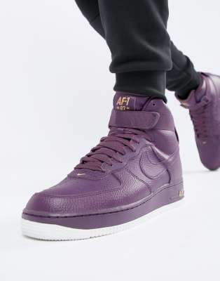 nike air force 1 high homme violet