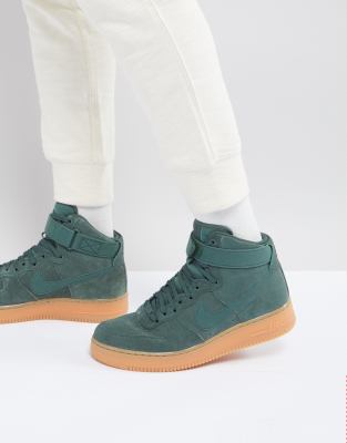 nike air force 1 high grün