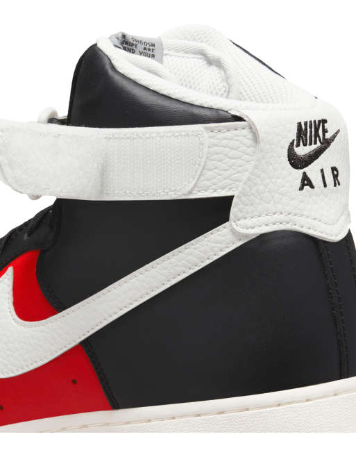 Nike Air Force 1 High '07 LV8 EMB sneakers in black/chile red