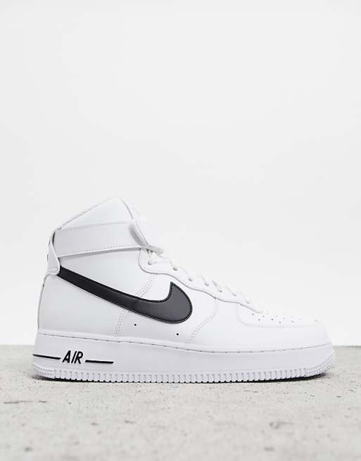 Nike - Air Force 1 High '07 - Sneakers bianche/nere Nike - Air Force 1 High '07 - Sneakers bianche/nere